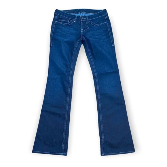 William Rast Stella Straight with Boot Dark Wash Jeans Size  25 - Picture 1 of 9